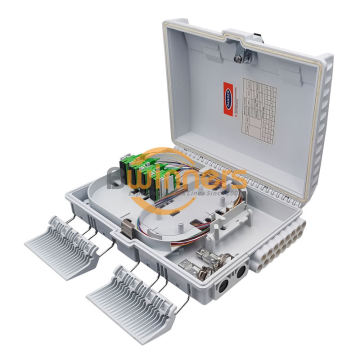 กล่องแยกไฟเบอร์ 1 × 16 plc splitter whiite