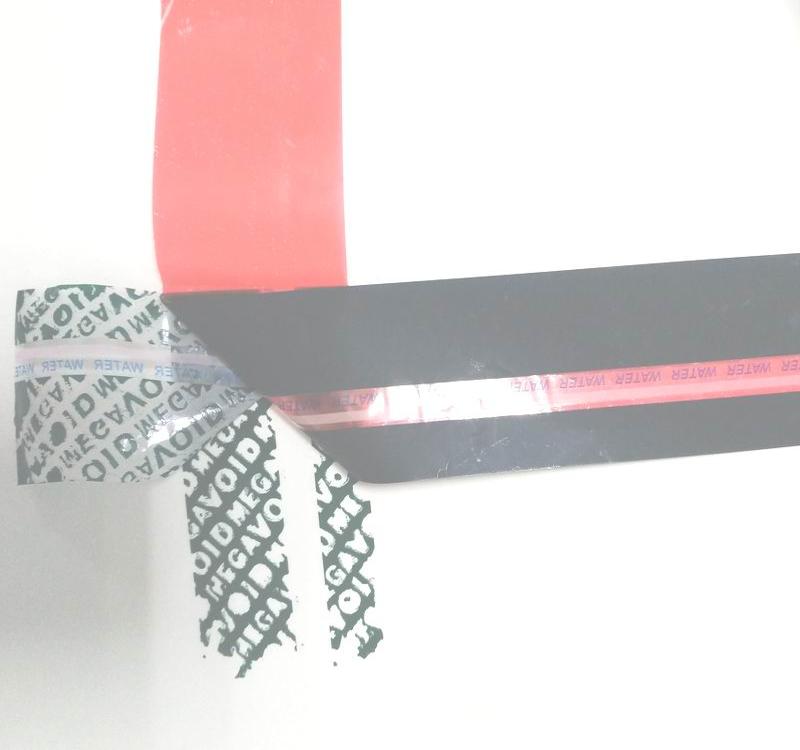 high quality tamper evident security tape