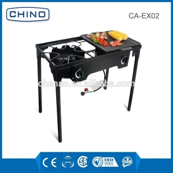 New Model Outdoor High Pressure Gas Stove for large Pots / 6"Cast Iron Fry Burner