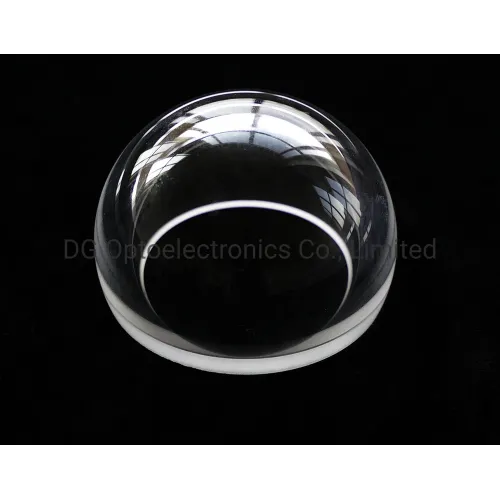 เลนส์โดมทรงกลมแก้วแบบกำหนดเองสำหรับการฉายภาพ