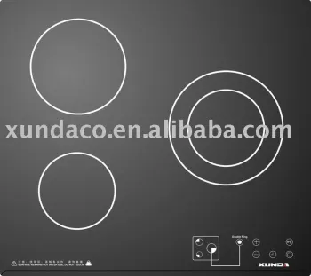 3 burner ceramic hob