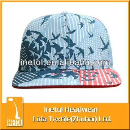 new fashion cotton flat peak hat