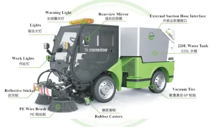 Electric Road Sweeper Vehicle