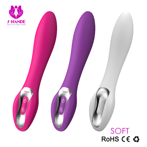 Pink silicone love vibrator usb rechargeable vibrator for women