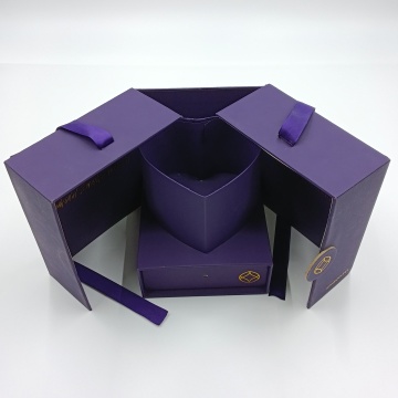 scatola regalo di lusso personalizzata con coperchio