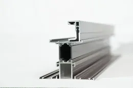 Silver Powder Coated Aluminum Profiles For The Production of Doors And Windows