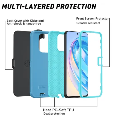Shockproof TPU Phone Case for Honor X8A Back Cover