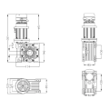 고속 도어 AC 서보 모터 220v