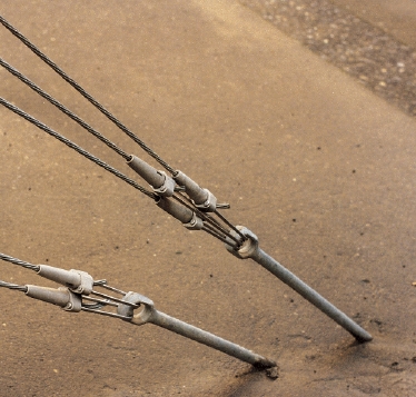 Guy Anchor Rods Triple Anchor Bolt For Utility Pole