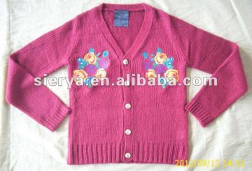2012 women's new embroidery fashion cardign knitwear