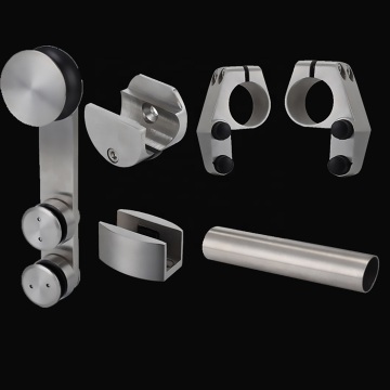 Interior sliding shower door hardware system roller Kit