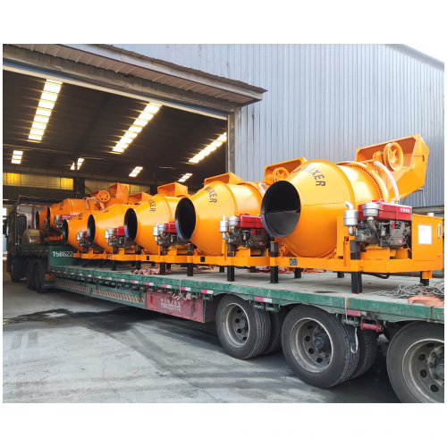 Self Loading Diesel Cement Mixer JZC350: Fully Automatic Hydraulic Concrete Mixing Machine