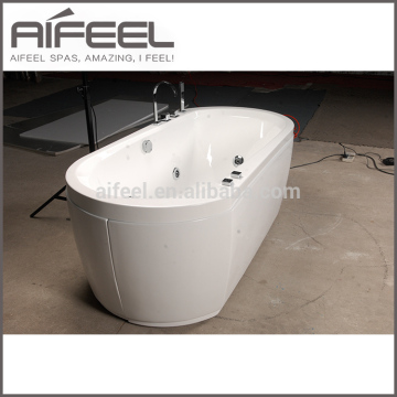 Mini Indoor Freestanding Acrylic Whirlpools Massage Bathtub Portable 1 person hot tub