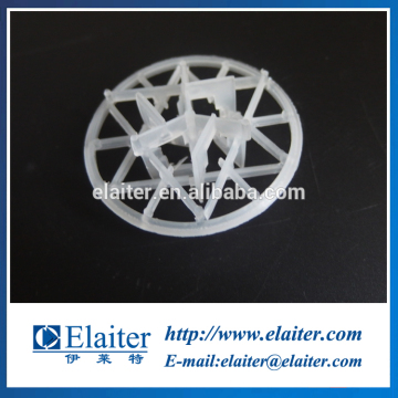 PP, PE, PVC, CPVC, PFA, HDPE, RPP Snowflake ring for water treatment