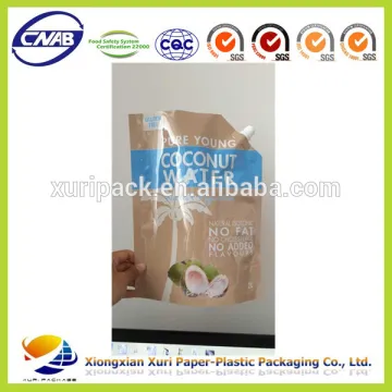 laundry detergent spout pouch