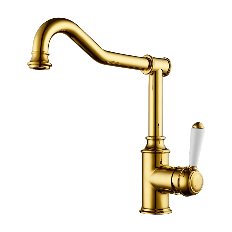 Single lever kitchen mixer faucets