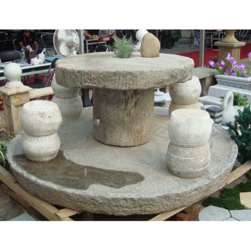 Natural Marble Granite Stone Outdoor Garden Table and Chair Sets