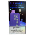 7000 Puffs Elfworld Brand reciclável Vapes descartáveis