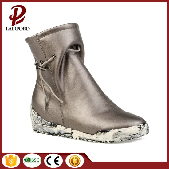 stylish popular flat PU shoes for girl