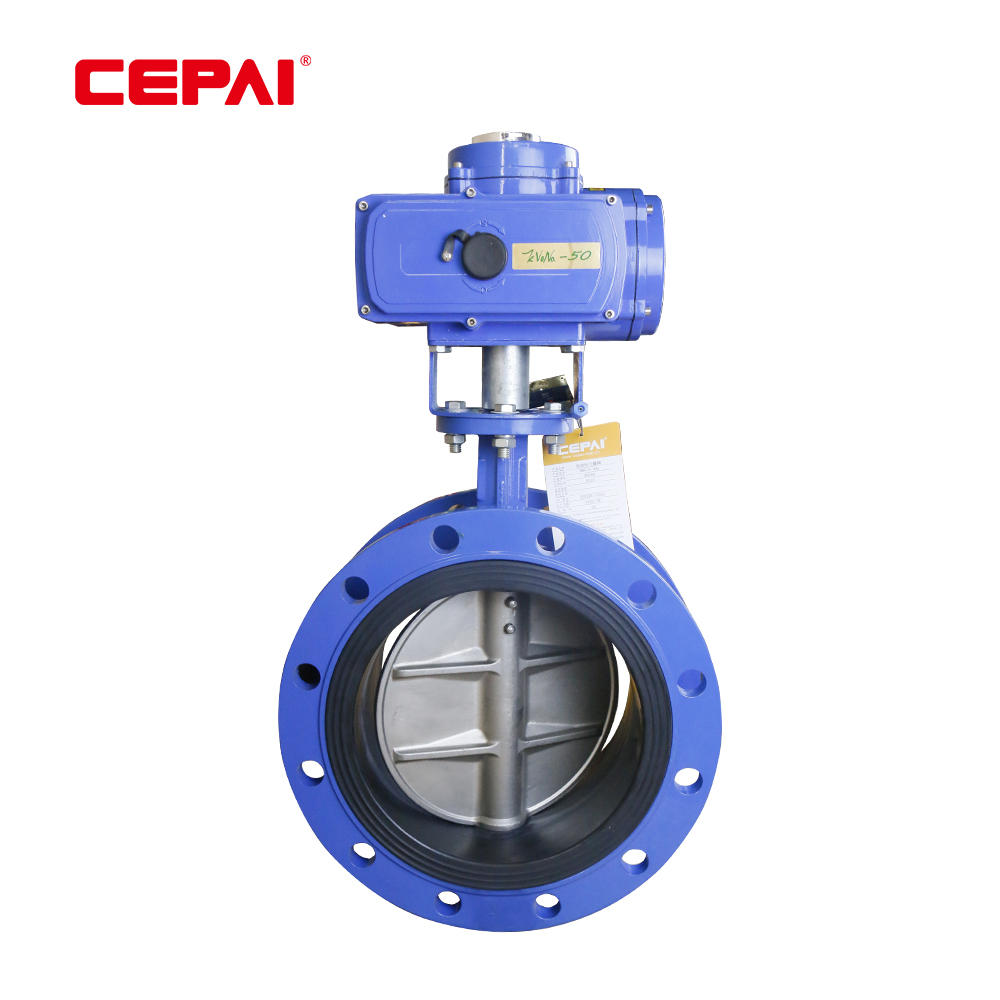 Electric Rubber Lined Butterfly Valve