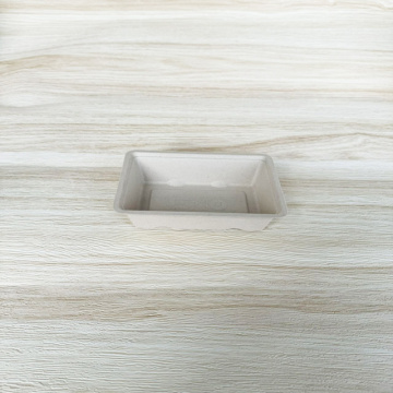 Bagasse A13 Snack tray 162x110x35mm