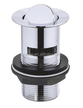 INNADA UK Brass Rotating Sink Drainer, Pop Up Waste Basin Stopper Strainer Drain