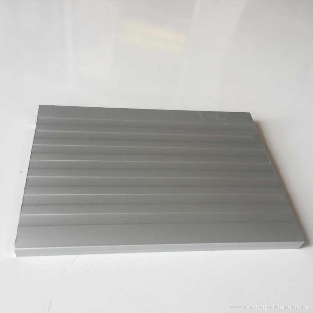 Customized aluminum profile cover panels in different shapes