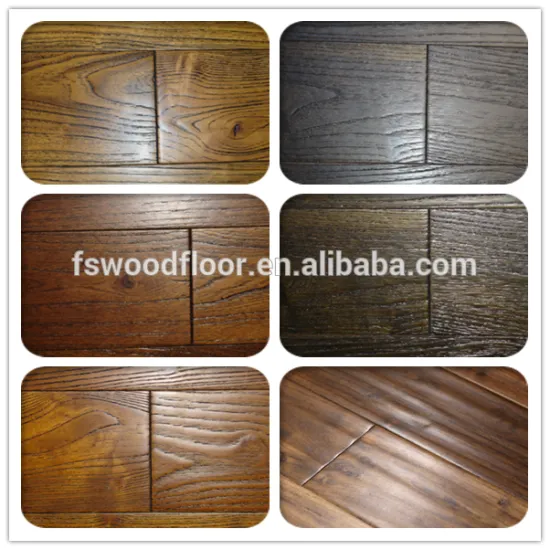 UV finished vintage robinia hardwood flooring
