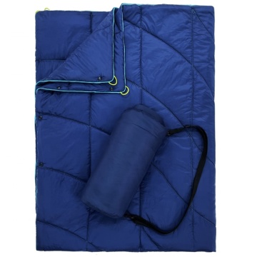 Waterproof Outdoor Camping Nylon Sherpa Winter Puffy Blanket