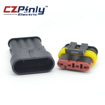 4 Pin Male Auto Waterproof Connector GM LS Plug 282106-1