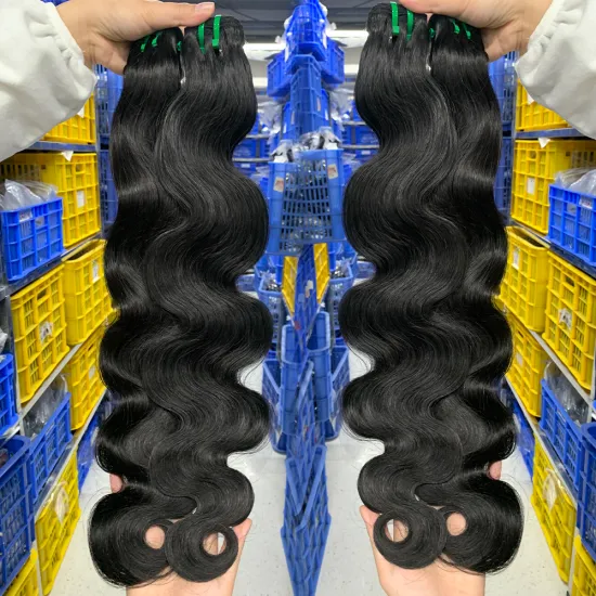 15A Grade Raw Cuticle Aligned Virgin Human Hair Bundles