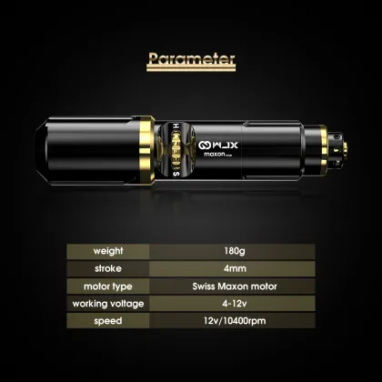 WJX Maxon 4mm Stroke Tattoo Pen Machine Kit