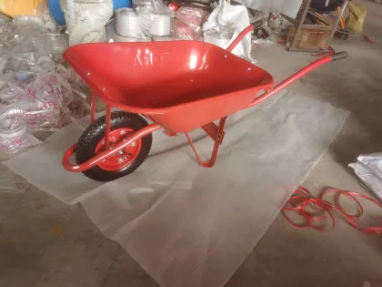 Hot Sale Metal and Plastic Wheelbarrows Manufacturer for Garden Power Wheelbarrows in Indonesia