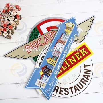 Metal Nameplate & Logo Printing,Customized road sign,outdoor hanging metal sign