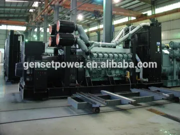 600kw to 1500kw Mitsubishi Open Type Diesel Generator