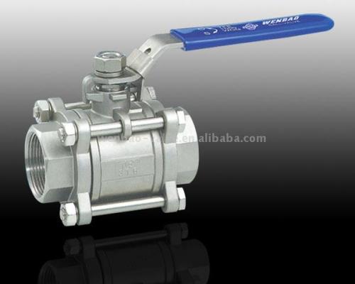 3 Pc Ball Valve with Lock