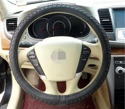 Ice silk pu leather steering wheel cover