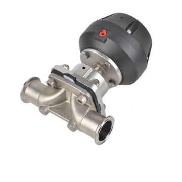 316L Stainless Steel Sanitary Weld Pneumatic Actuator Diaphragm Valve