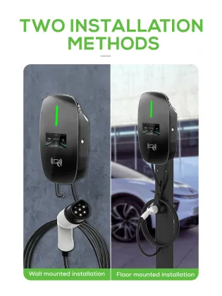 5 Meter Wall-Mounted New Energy Electric Vehicle Charging Pile Wallbox 7 kW GB/T