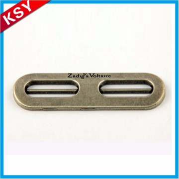 Best Selling Professional Production Sewing Labe For Coat Decorative Clothing Label Metal Brand Logo Plate