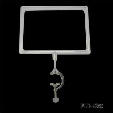 Customized promotional plastic display frame with ABS material