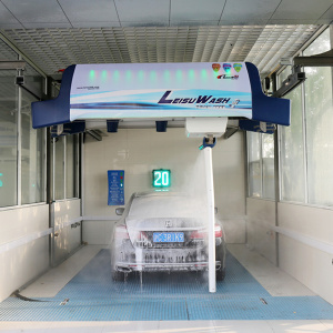 High pressure touchless drive through car wash