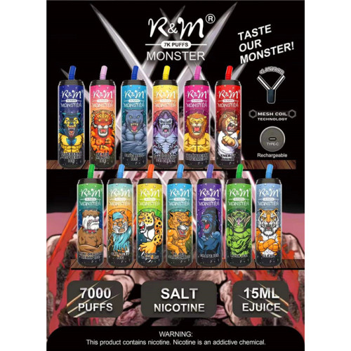 Wholsale Price Philippines R&amp;M Monster 7000 Puffs