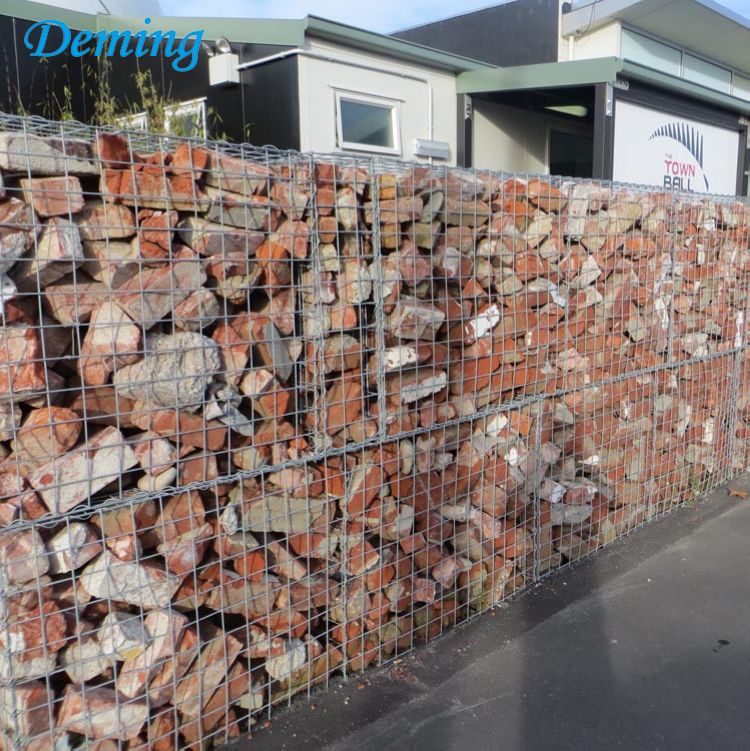 Galvanized Steel Wire Stone Cage Welded Gabion Cages