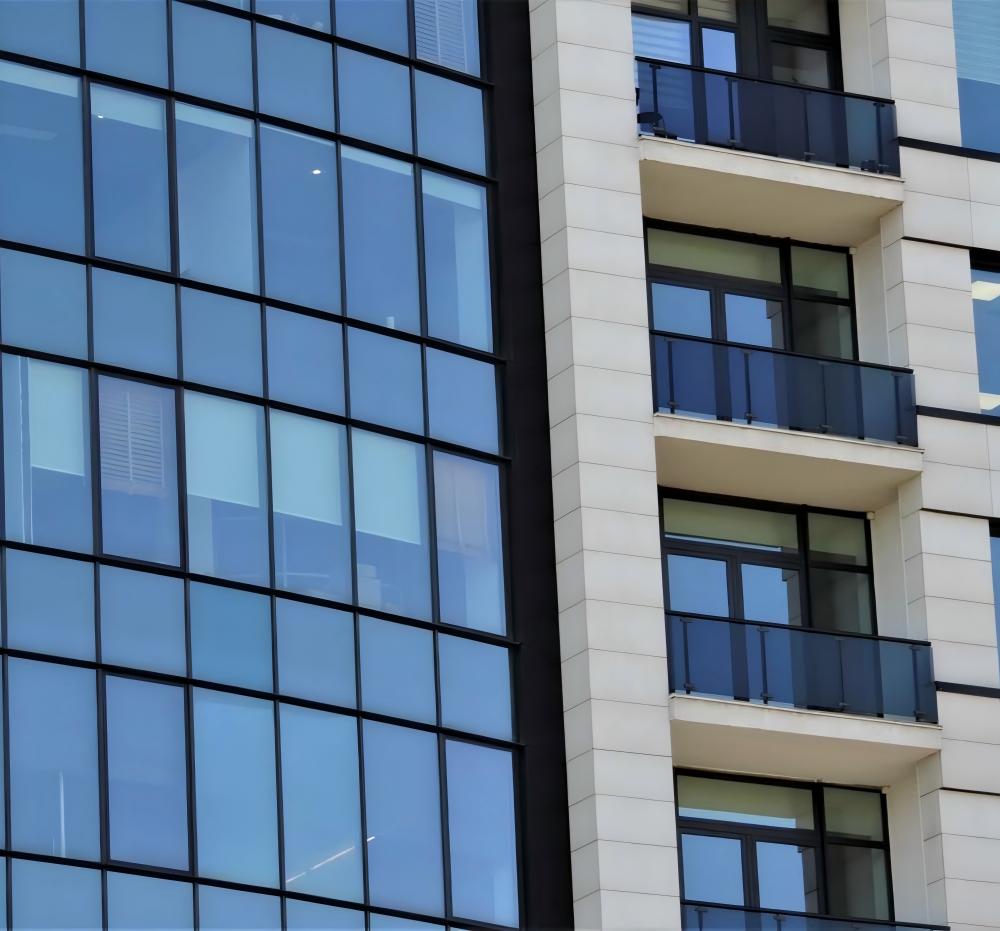 PVB interlayer coated laminated glass