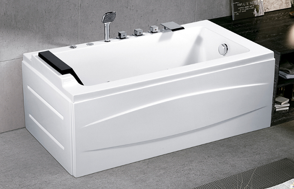 Bathroom Shower Standing Whirlpool Acrylic Massage Bathtub