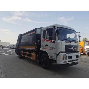 Dongfeng 10cubic 4x2 Caminhão de lixo comprimido