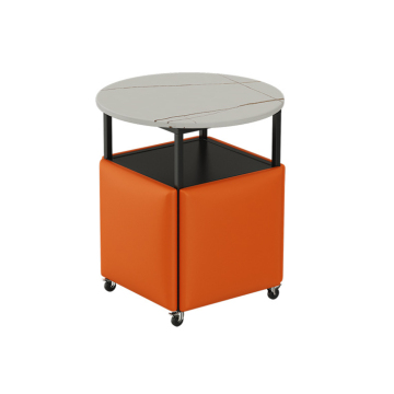 Removable Rubik's Cube Stool: Table, Chair, and Storage Solution for Small Spaces