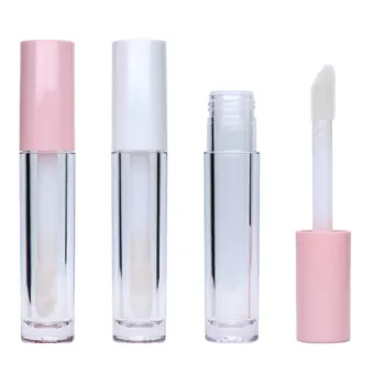 Custom Lid Clear Round Lip Gloss Tube
