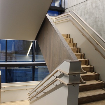 Soporte de barandilla de aleación de zinc para interiores de estilo clásico